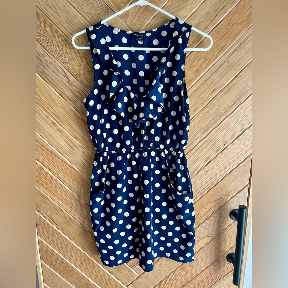 Polka-dot boutique dress